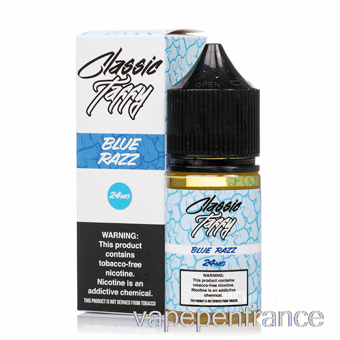 Tire Classique Blue Razz - Sels Synthétiques - Stylo Vape 30 Ml 24 Mg